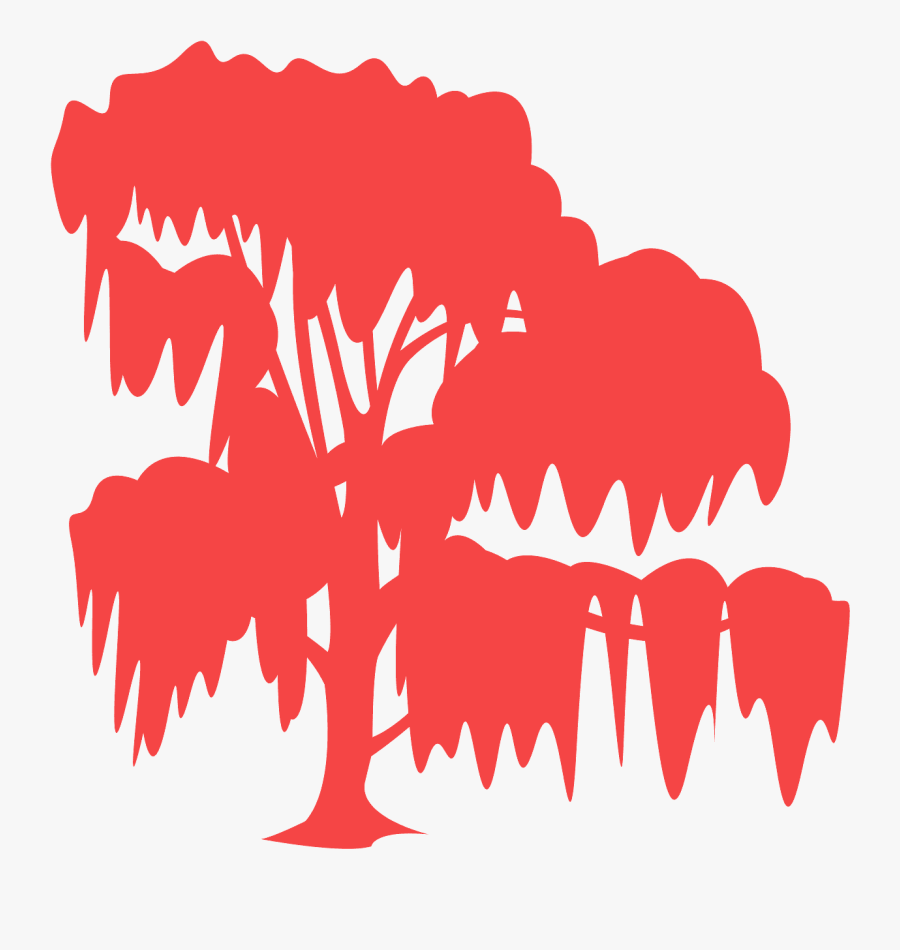 Weeping Willow Vector Free, Transparent Clipart