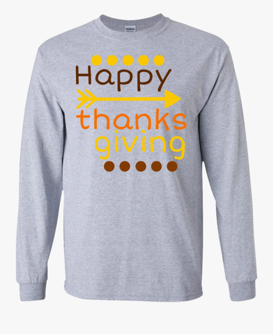 Turkey Clipart Shirt - Long-sleeved T-shirt, Transparent Clipart