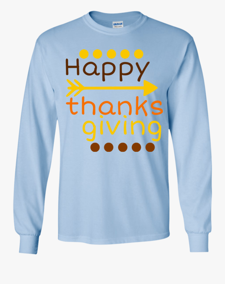 Turkey Clipart Shirt - Long-sleeved T-shirt, Transparent Clipart