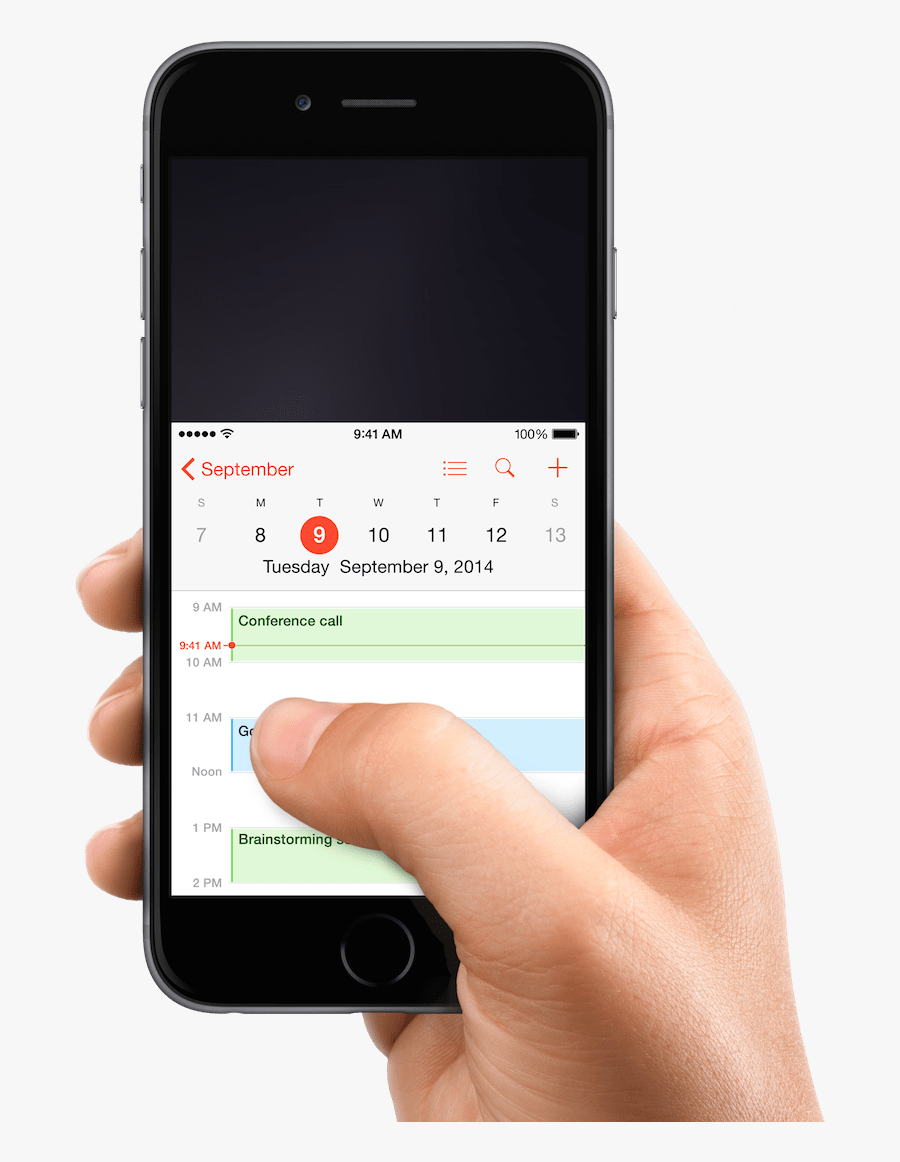 Thumb Image - Hand With Iphone 10 Png, Transparent Clipart