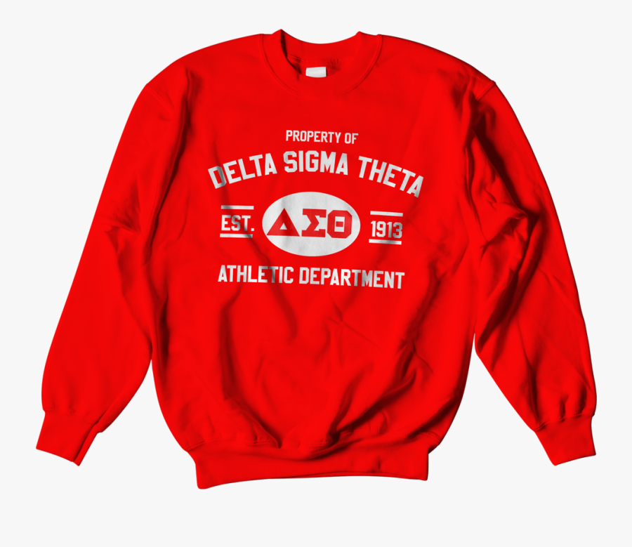 Delta Sigma Theta Athletic Crewneck Sweatshirt Lettersgreekwholesale - Chinese New Year Shirt, Transparent Clipart
