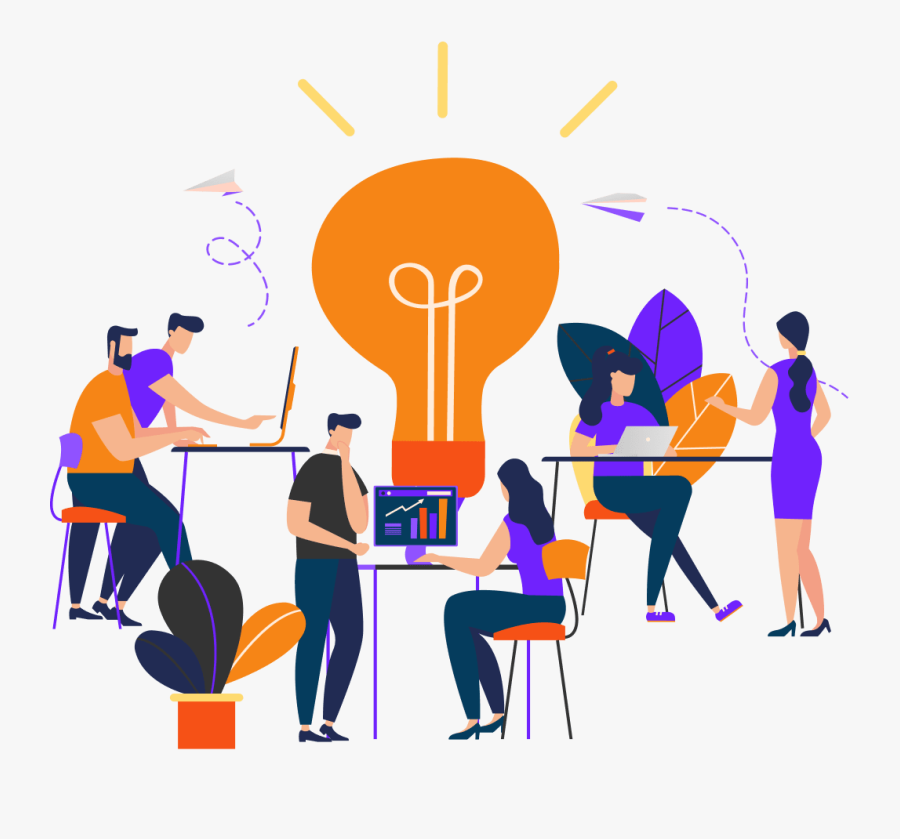 Connecting Teams, Transparent Clipart