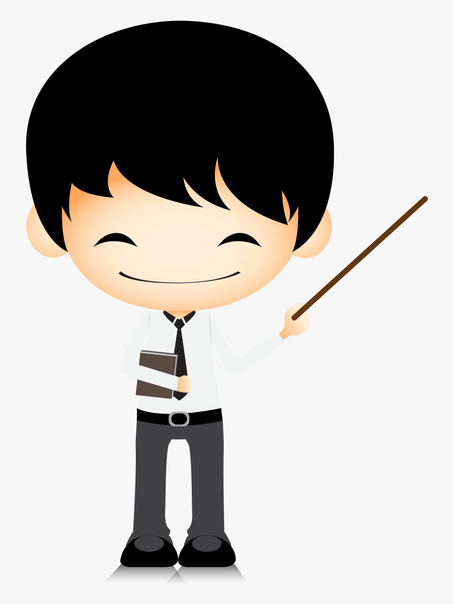 Male Clipart Old - Cute Male Teacher Clipart, Transparent Clipart