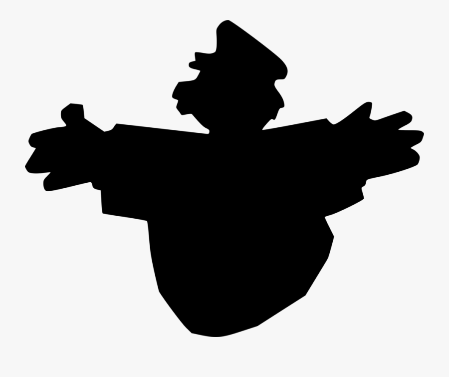 Silhouette,monochrome Photography,tree - Puppet, Transparent Clipart