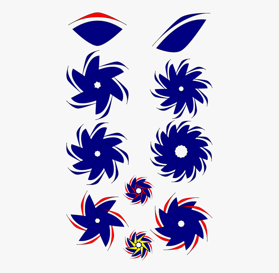 Pinwheel Sampler - Clip Art, Transparent Clipart