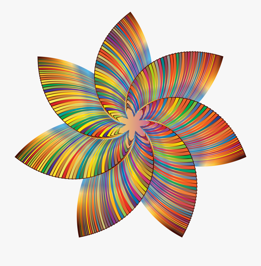 Clipart Colorful Flowers - Colorful Flower Clip Arts, Transparent Clipart