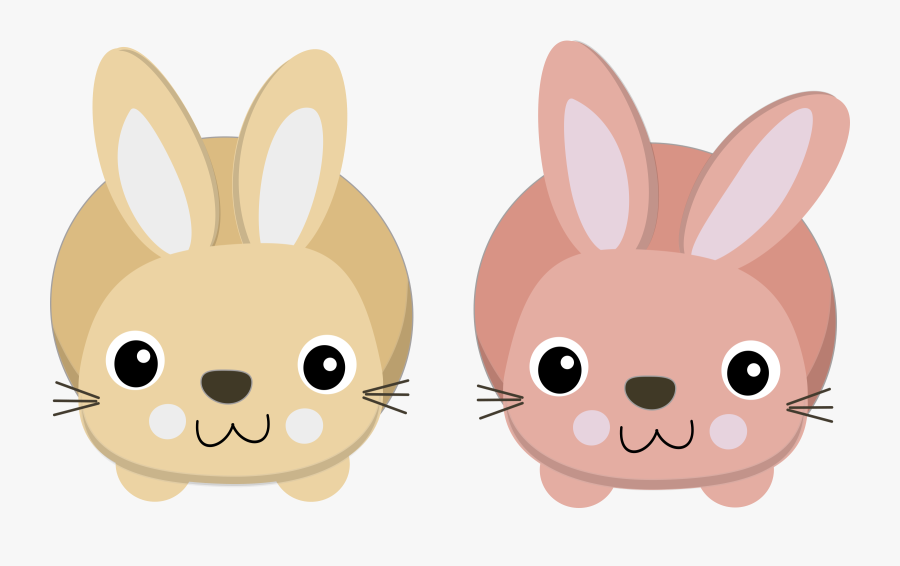 Head,domestic Rabbit,rabits And Hares - Transparent Background Bunny Clipart, Transparent Clipart