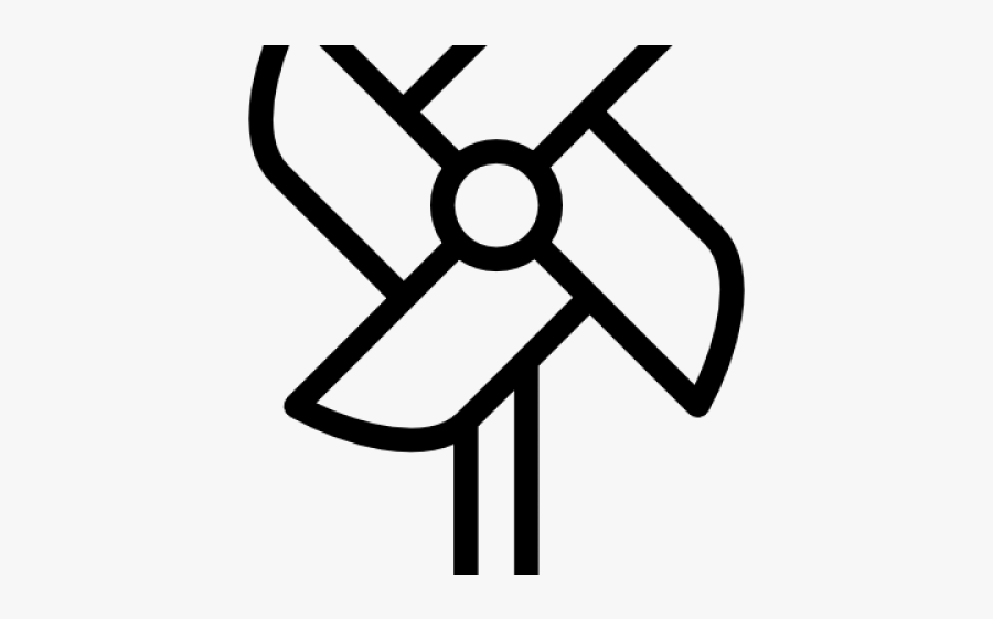 Pinwheel Outline Cliparts - Pinwheel Icon, Transparent Clipart