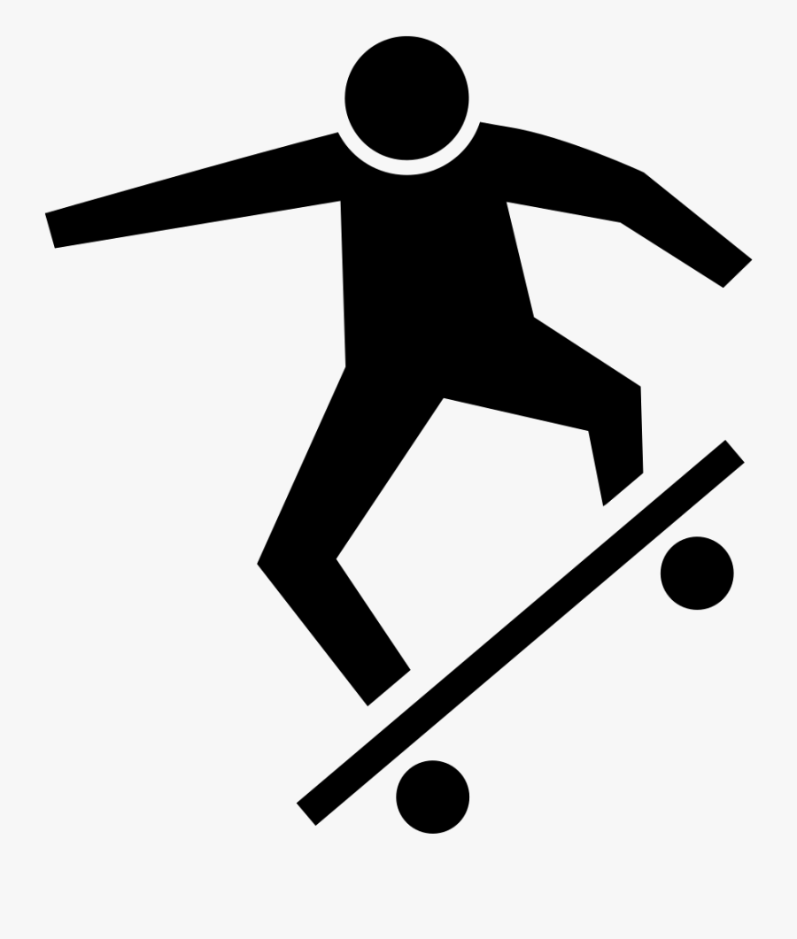 Transparent Skateboarding Clipart - Skateboard Pdf, Transparent Clipart