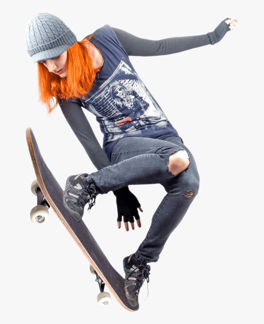 Skateboarder-ginger - Skateboarder Png, Transparent Clipart