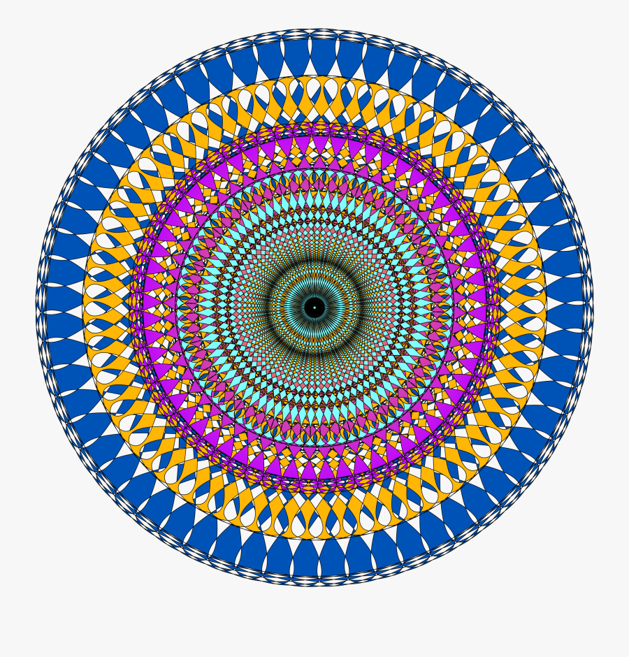 Symmetry,area,spiral - Florida Notary Public Seal, Transparent Clipart