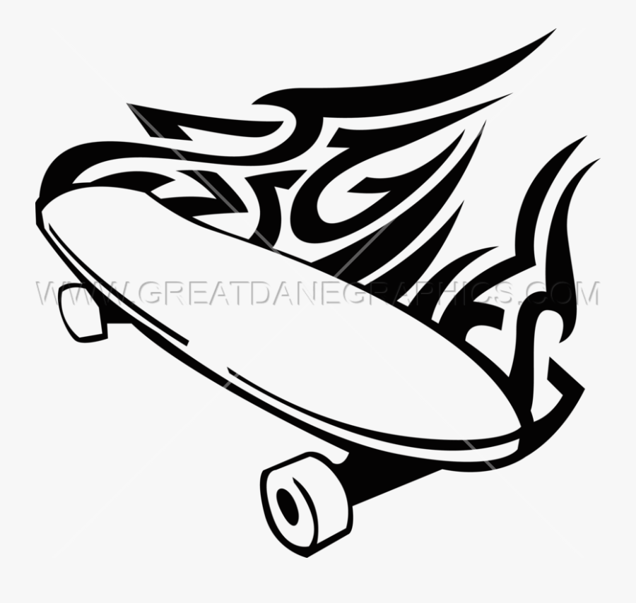 Skate Clipart Easy - Imagenes Tribales De Skate, Transparent Clipart