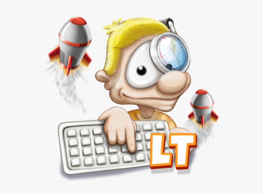 Typing Fingers Lt, Transparent Clipart