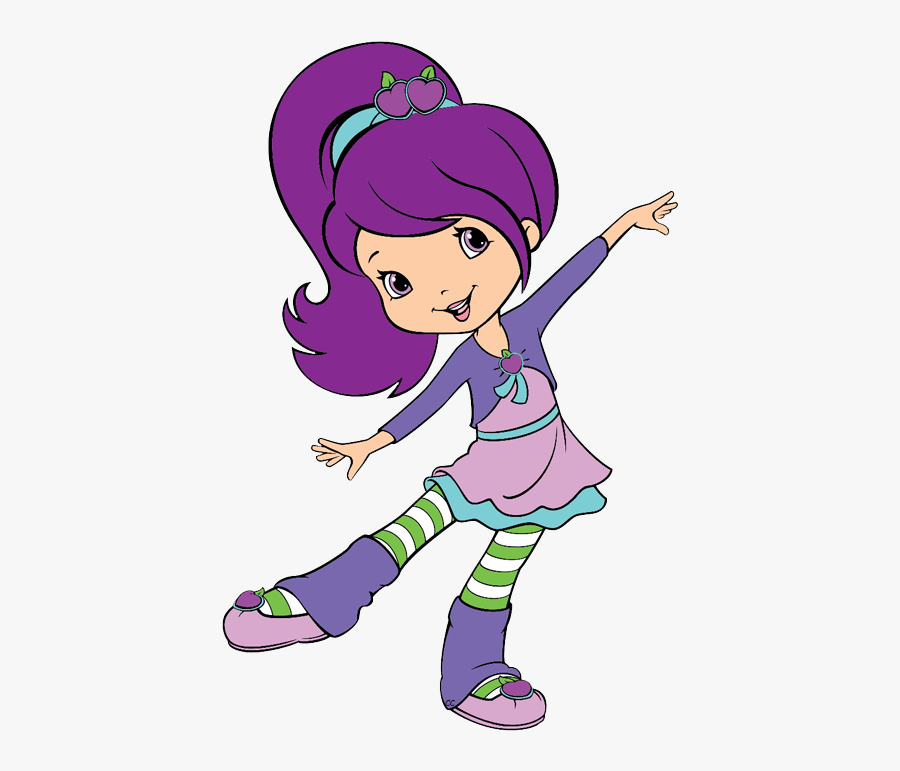 Strawberry Shortcake Berry Bitty Adventures Plum Pudding, Transparent Clipart