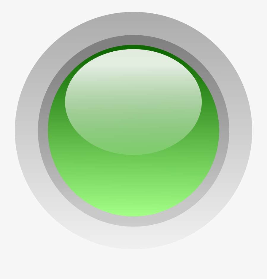 Free Vector Led Circle Clip Art - Green Led Icon Png, Transparent Clipart