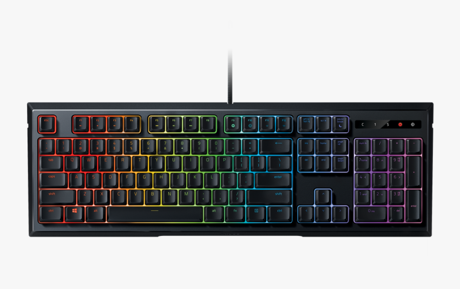 Broken Keyboard Png - Razer Ornata Chroma, Transparent Clipart