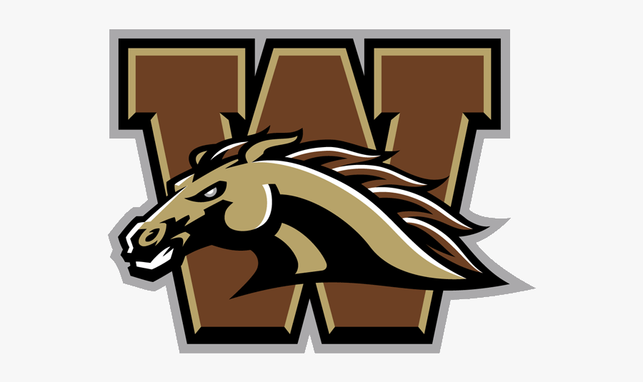 Cowboy Clipart Bronco - Western Michigan Baseball Logo, Transparent Clipart