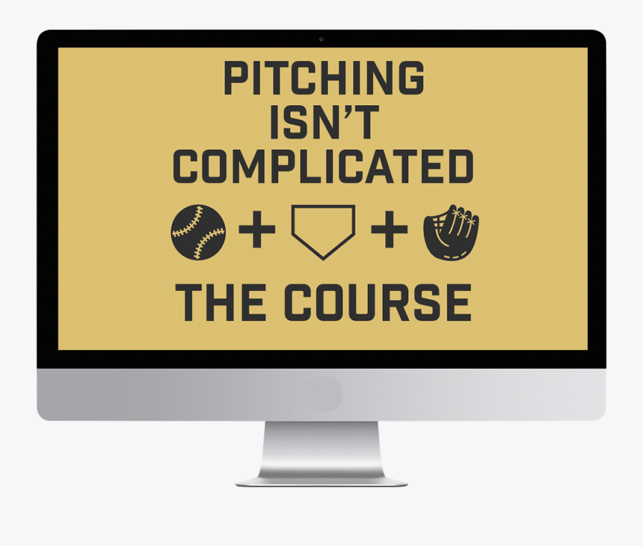 Baseball University - Monitor - Sign, Transparent Clipart