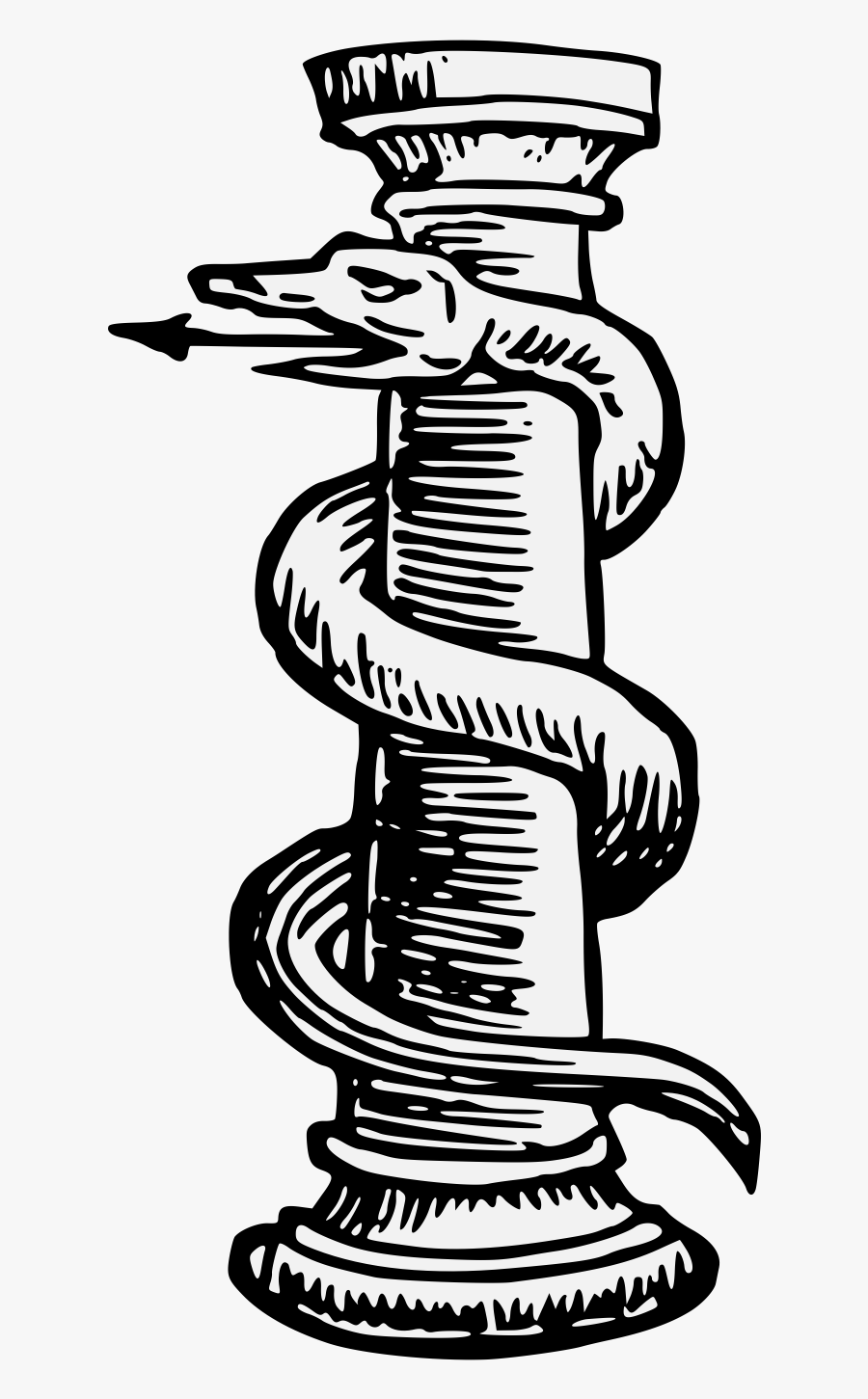 Coil-spring - Pillar Of Serpents Png, Transparent Clipart