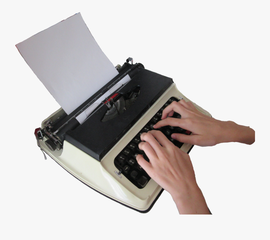 #typewriter #typing #hands - Machine, Transparent Clipart