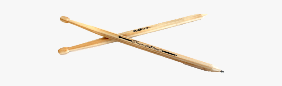 Paper Drum Stick Pencil Drums - Wood, Transparent Clipart