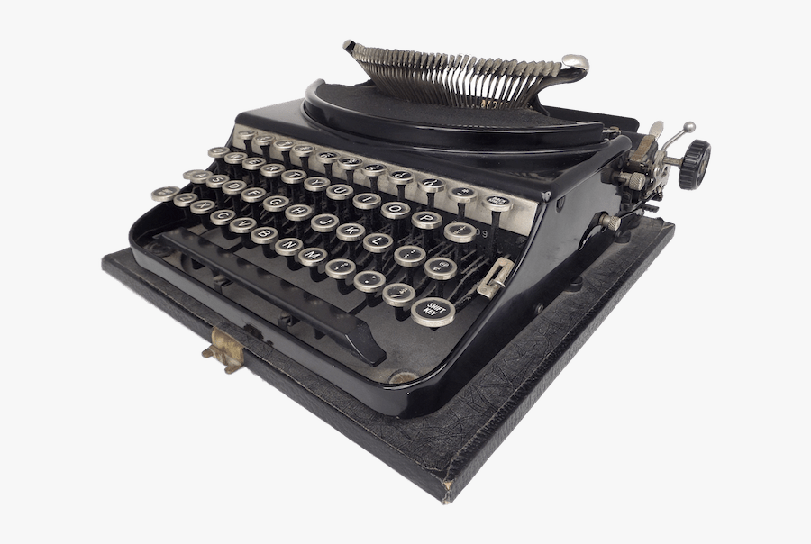 Monarch Portable Type Writer - Typewriter Png, Transparent Clipart