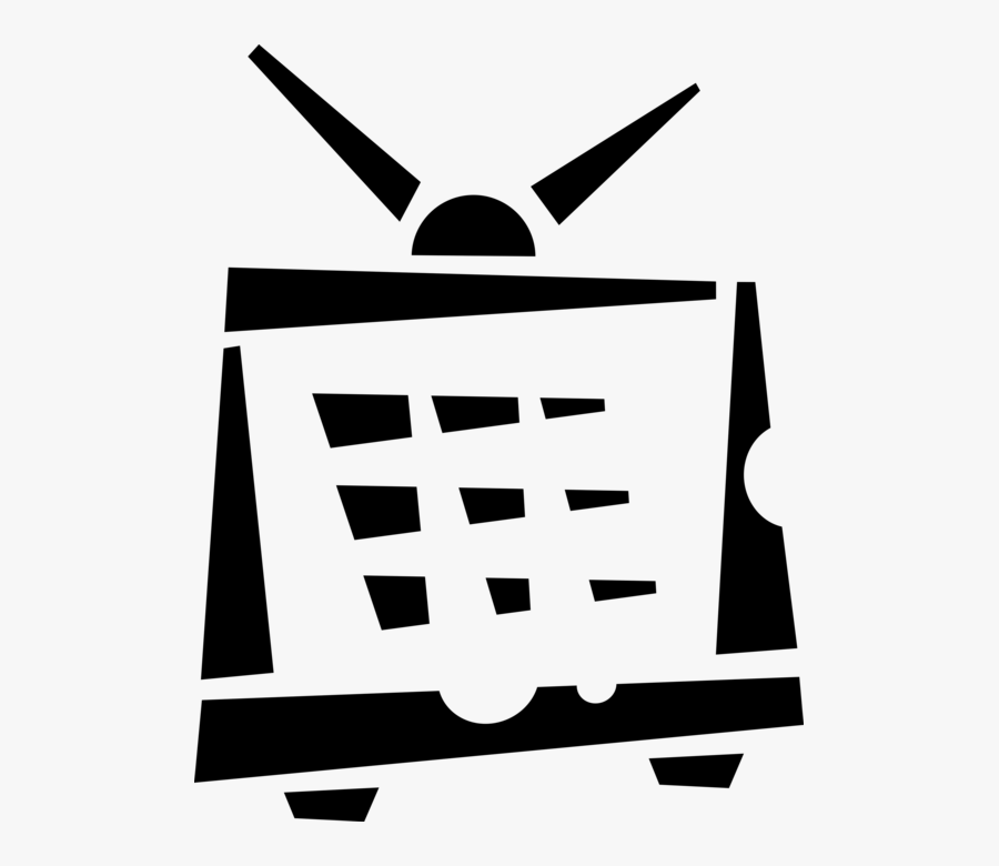 Picture Freeuse Stock Television Or Tv Set, Transparent Clipart