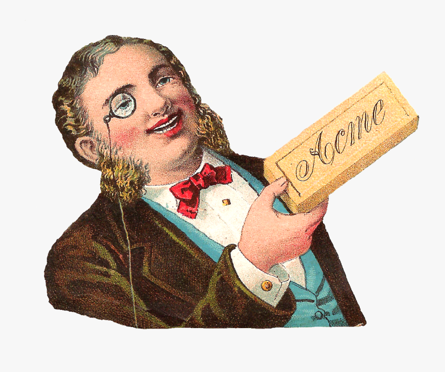 Victorian Man Clipart - Clip Art Victorian Men Png, Transparent Clipart