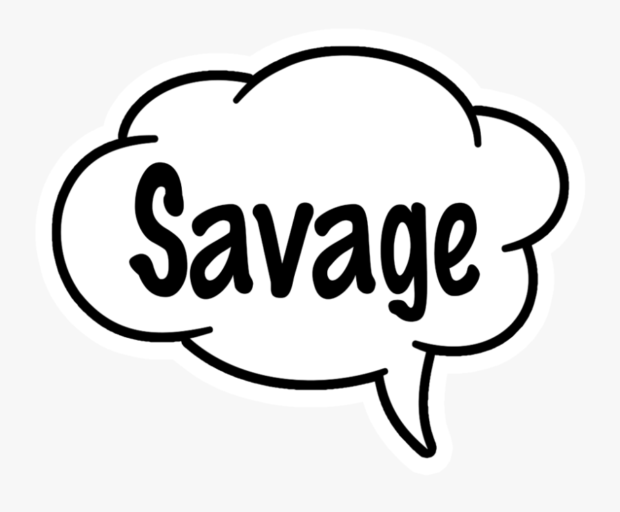 Oversized Word Bubble Slang - Drawings Of The Word Lit, Transparent Clipart