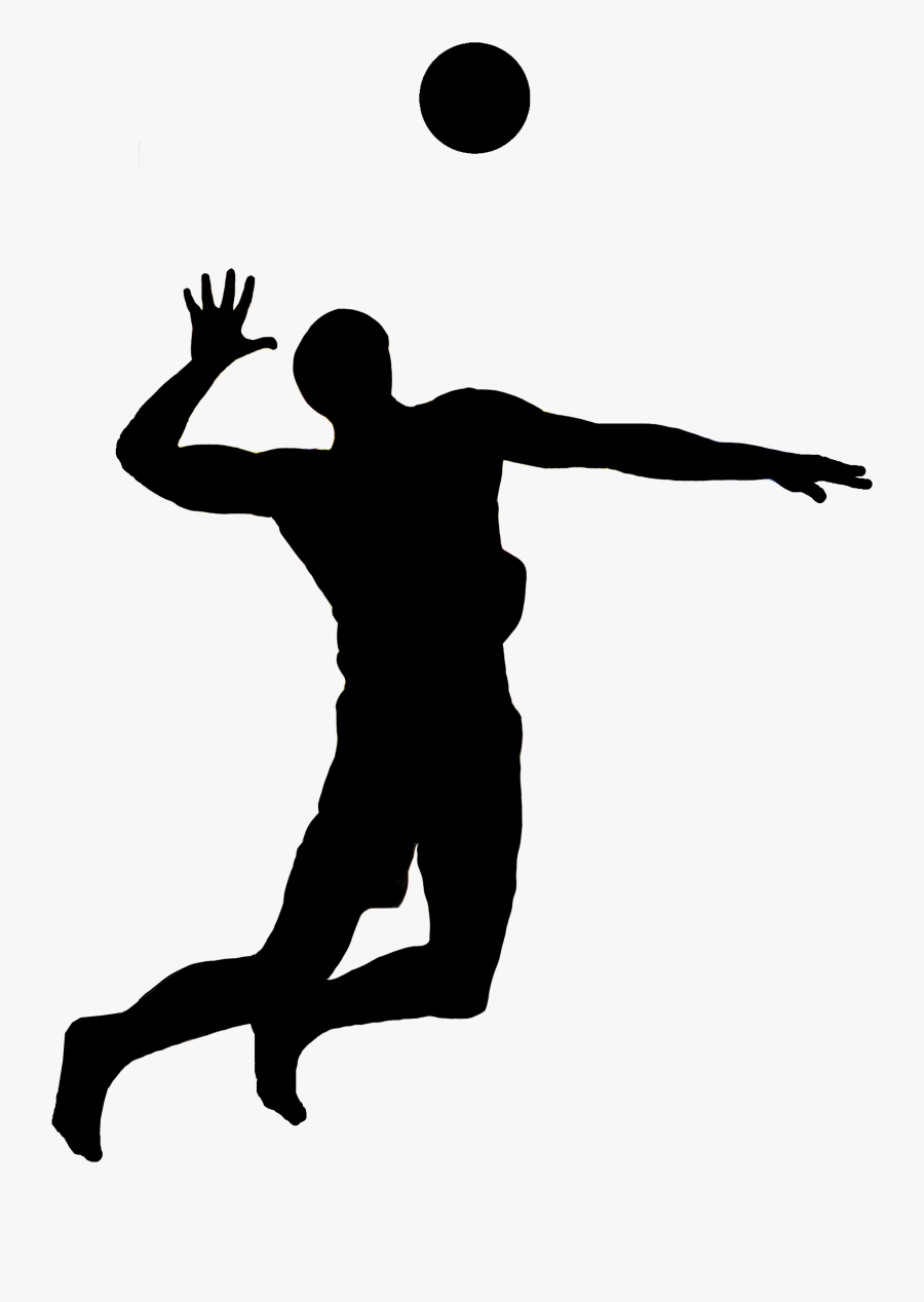 Collection Of Free Transparent Download On - Volleyball Player Silhouette Png, Transparent Clipart