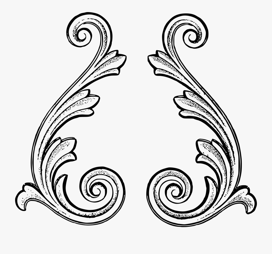 Flourishes Clipart Victorian Transparent Flourishes Free Transparent Clipart Clipartkey