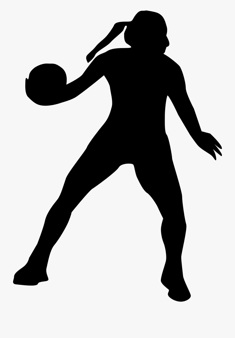 Handball, Volleyball, Sport, Game, Play, Girl, Woman - Netball Clip Art, Transparent Clipart