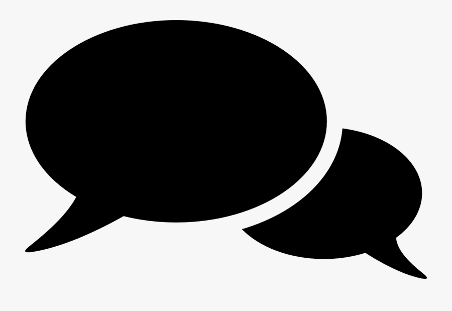 Talk Bubbles - Speech Bubbles Conversation, Transparent Clipart