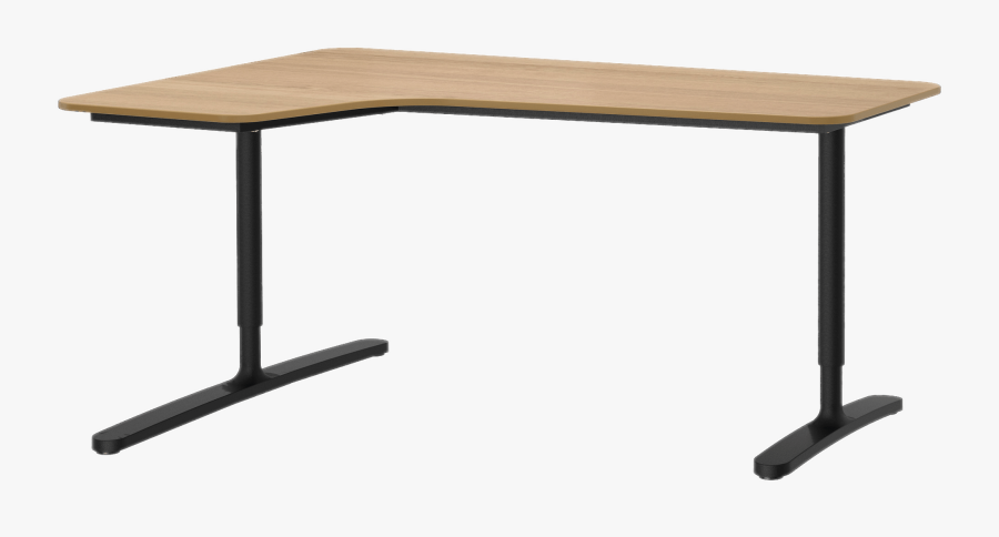 School Vintage And Transparent - Beech Veneer Ikea Corner Desk, Transparent Clipart