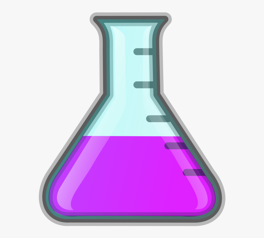Laboratory Flasks Chemistry Project - Science Experiment Bottle, Transparent Clipart