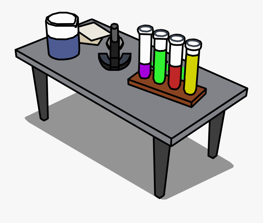 Science Table Png - Lab Table Clipart, Transparent Clipart