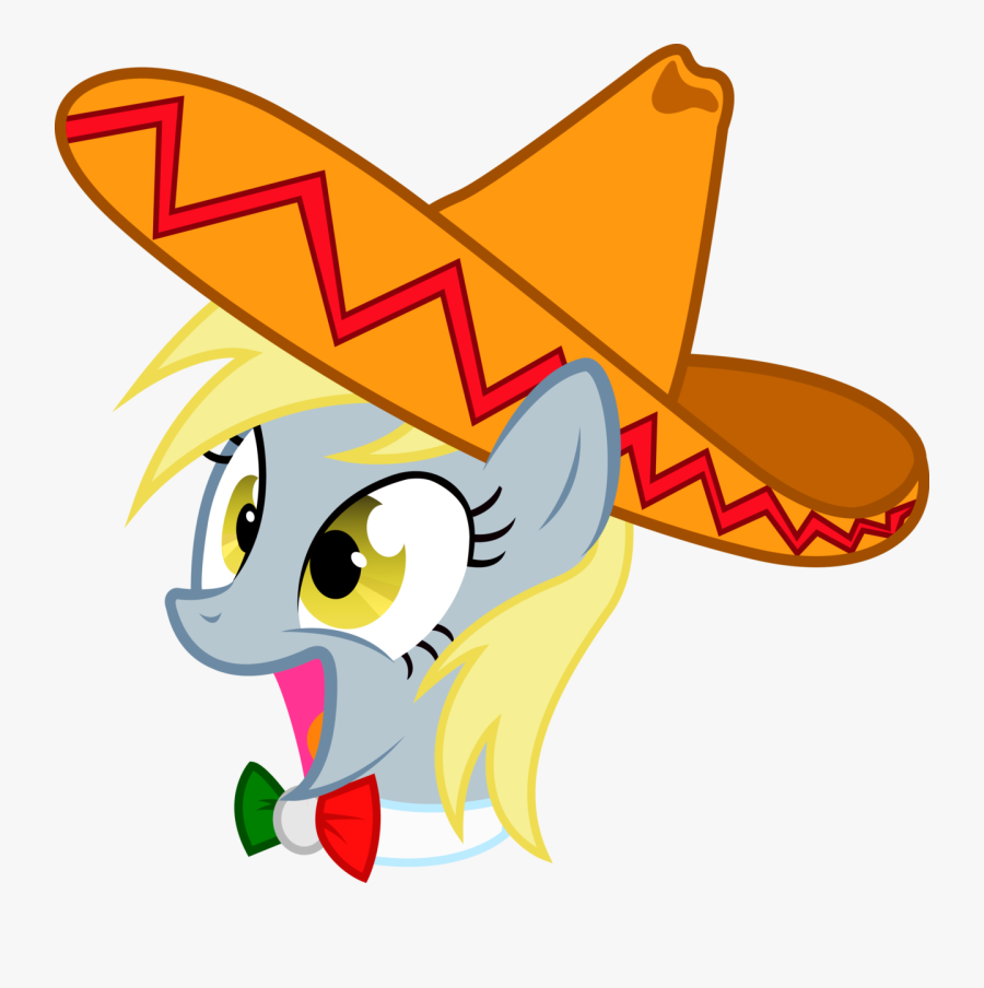 Hats Clipart Mariachi - Mexican Derpy, Transparent Clipart