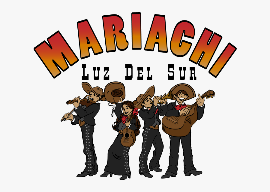 Mariachi Luz Del Sur - Cartoon, Transparent Clipart