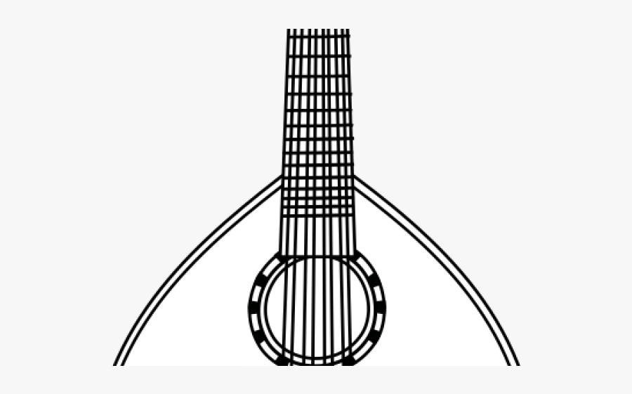 Draw A Mandolin Instrument, Transparent Clipart
