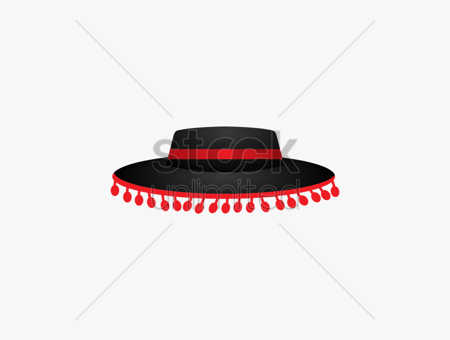 Transparent Mariachi Hat Clipart - Spanish Hat Vector, Transparent Clipart