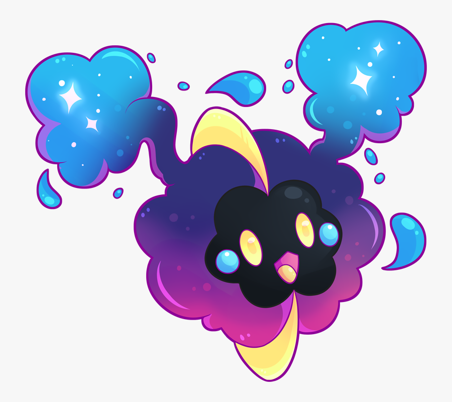 Stats, Moves, Evolution, Locations Other Forms - Cosmog Pokemon, Transparent Clipart