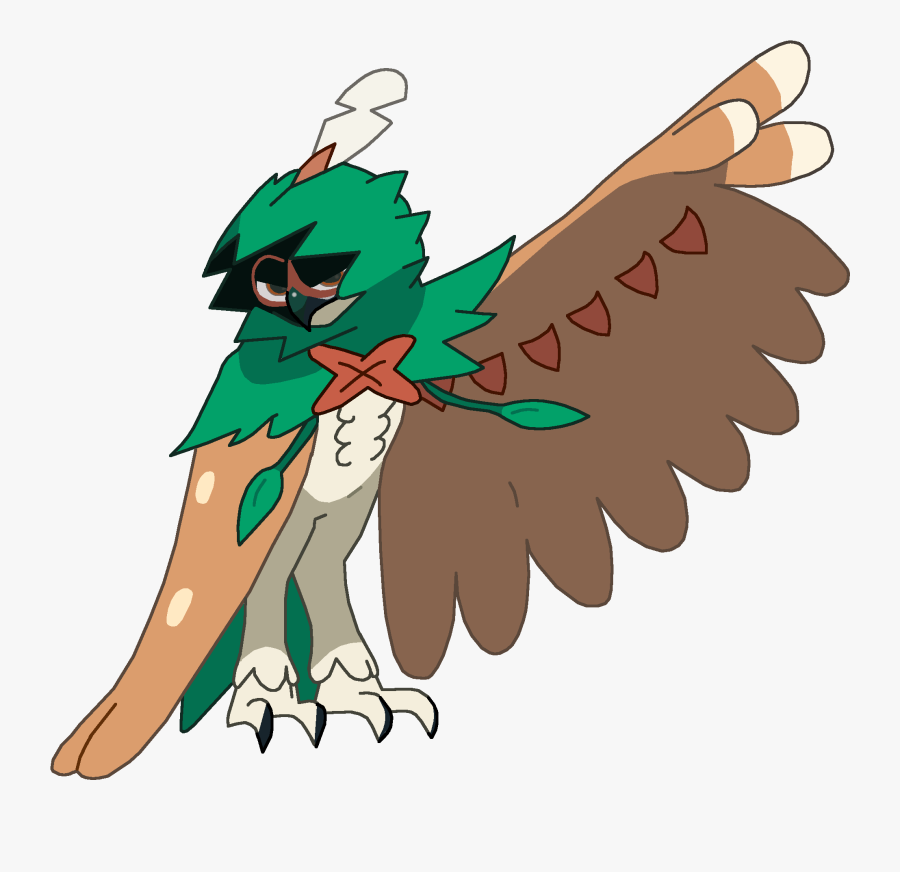 Pokemon Sun And Moon Starters Final Evolution Leaked - Rowlet Pokemon Final Evolution, Transparent Clipart