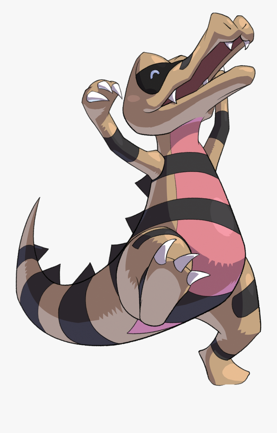 Pokemon X Fennekin Evolution Download - Croc A Rock Pokemon, Transparent Clipart
