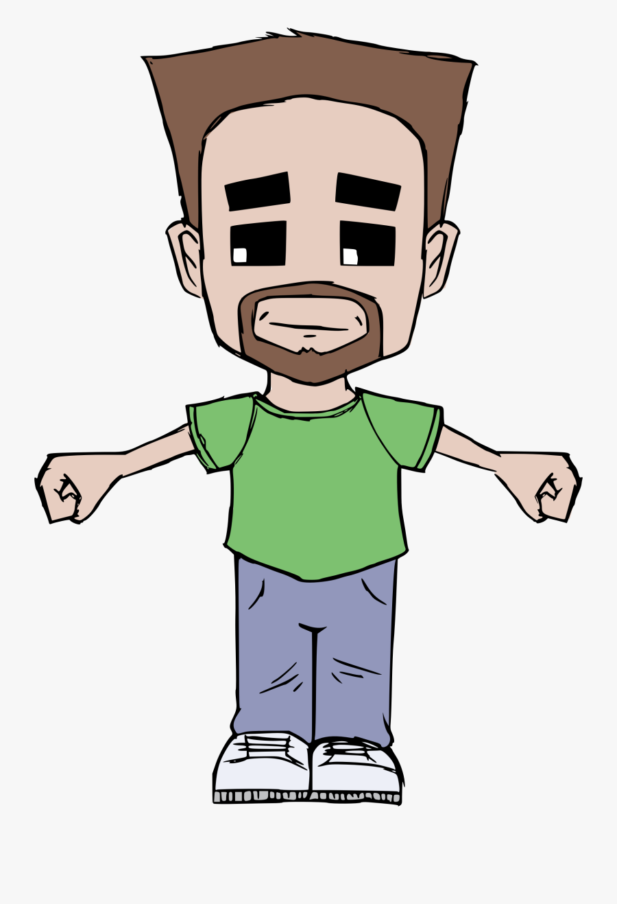 Happiness,standing,human Behavior - Cartoon, Transparent Clipart