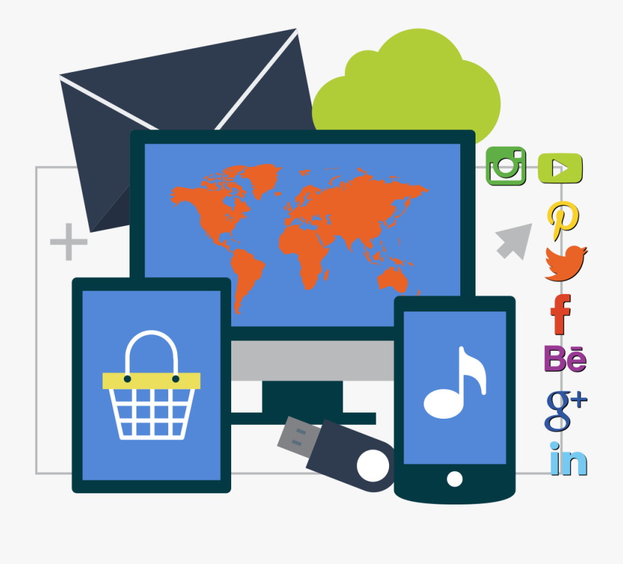 Social Media Evolution Interaction, Transparent Clipart