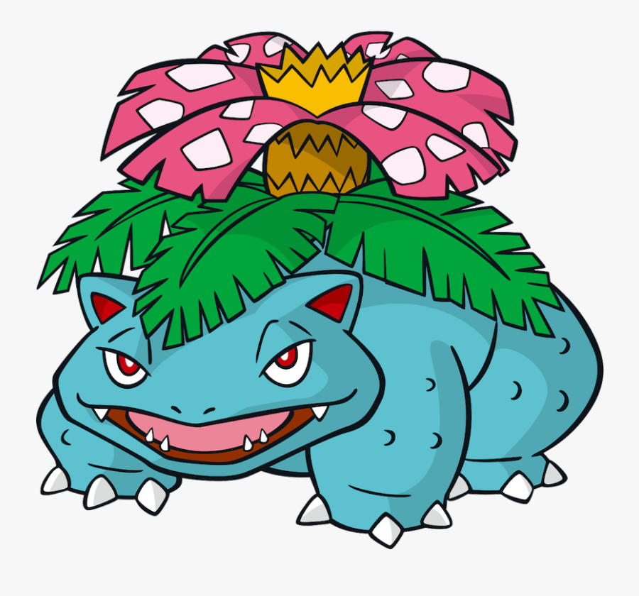 Pokemon Clipart Green Clipart - Pokemon Of Venusaur, Transparent Clipart