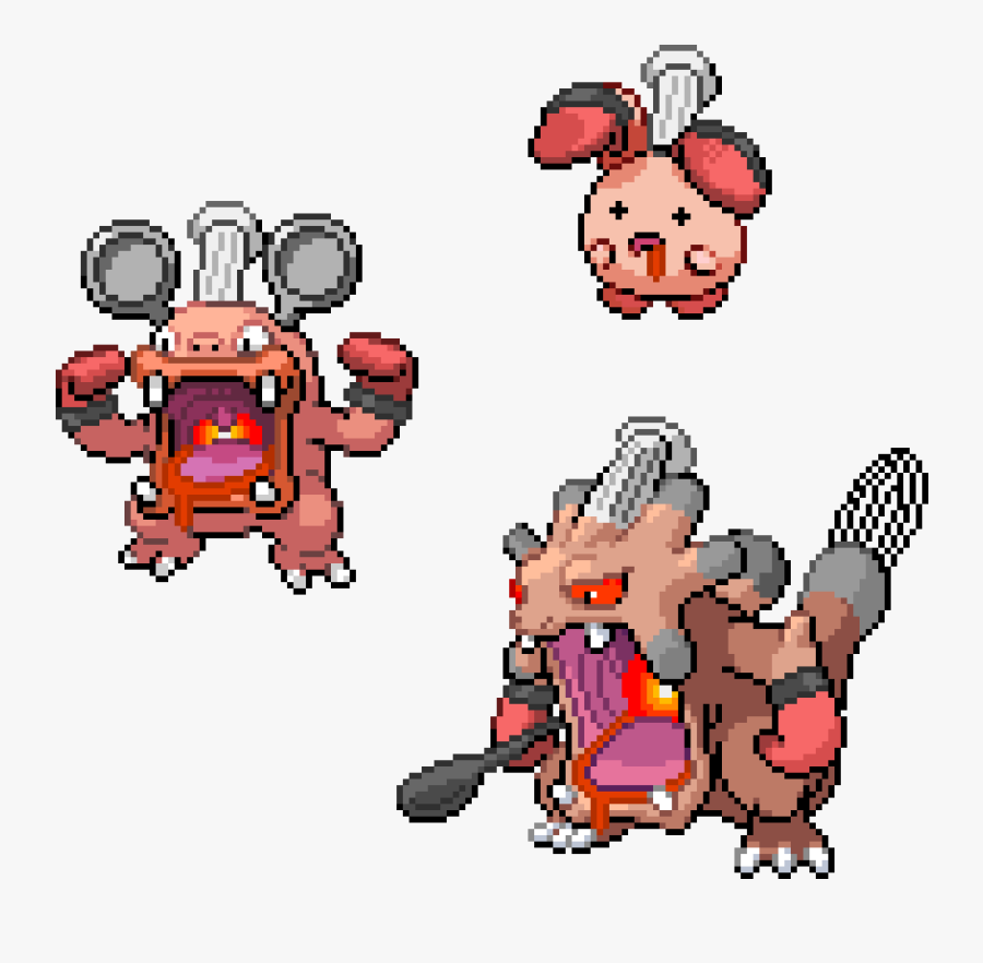 Starting Off The Line Is Delta Whismur, A Fire/fairy - Fire Loudred, Transparent Clipart