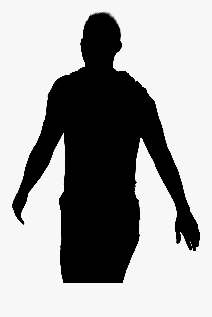 Human Silhouette 5png - Silhouette, Transparent Clipart