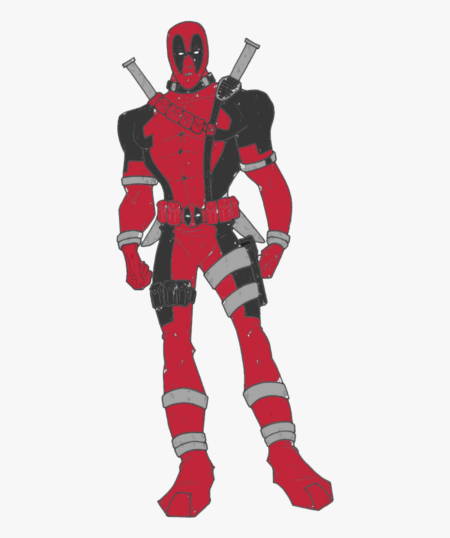 X-men Evolution Style Drawings - X Men Evolution Deadpool, Transparent Clipart