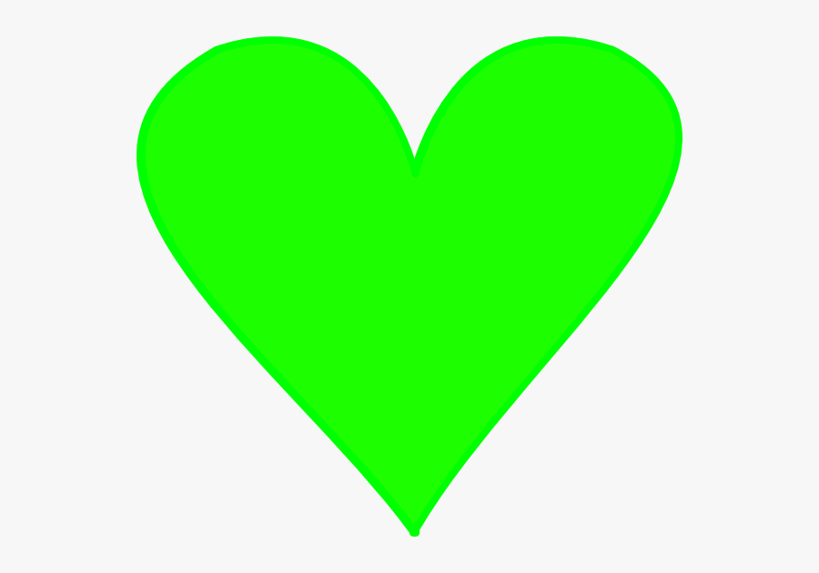 Green Heart Transparent Background, Transparent Clipart